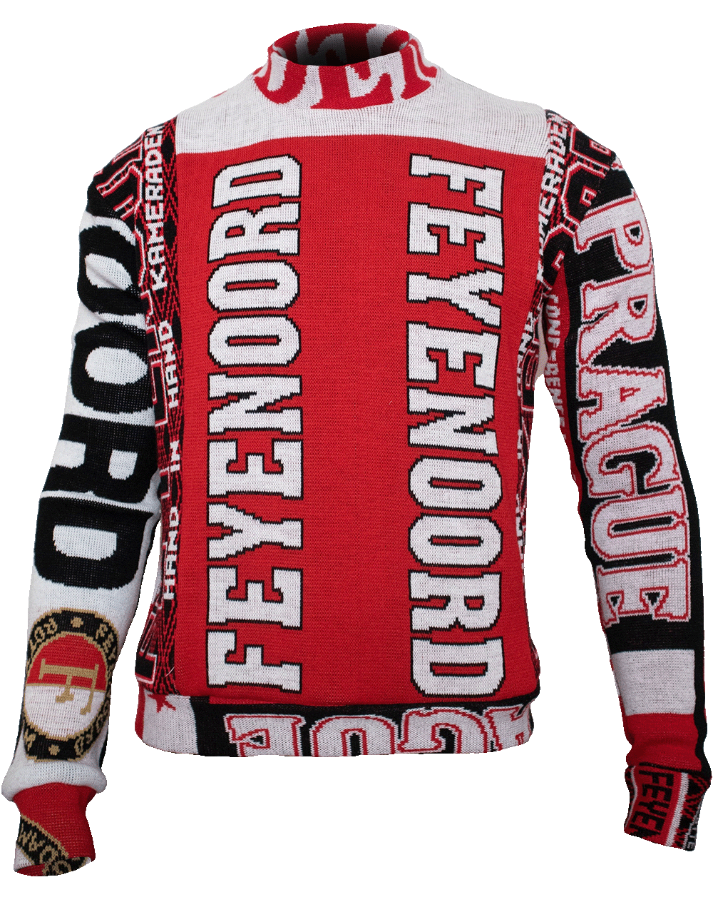 Red and white feyenoord together sweater